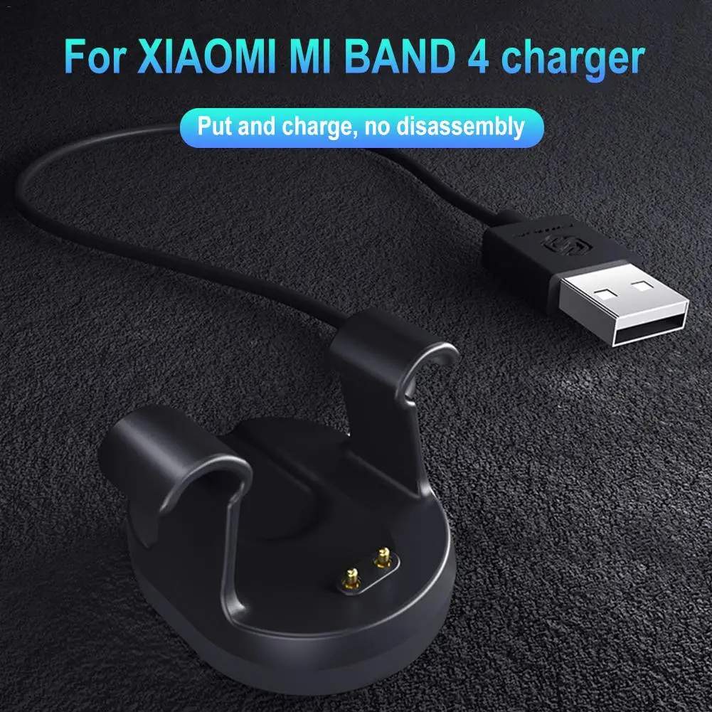 Зарядный кабель для Xiao mi Bracelet 4 с зажимом типа без повреждения экрана USB кабель для зарядки с адаптером зарядное устройство для mi Band 4