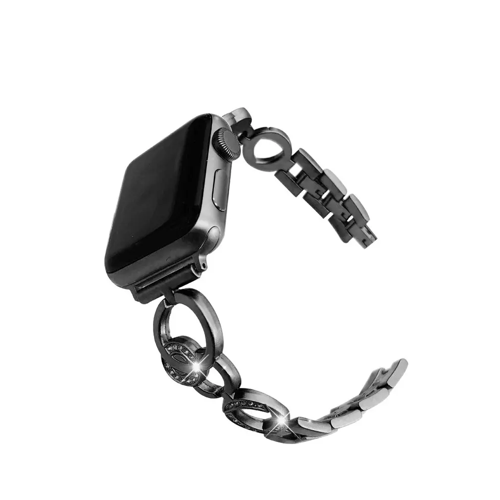 

38mmSmart Watch Diamond-studded Stainless Steel Chain Watch With New For Apple Watch