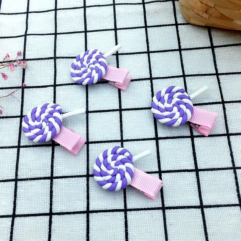 12 шт. 3,5 мм Заколка Для Девочек заколка в горошек леденец Радуга Детские аксессуары для волос заколки для волос Детские аксессуары для волос
