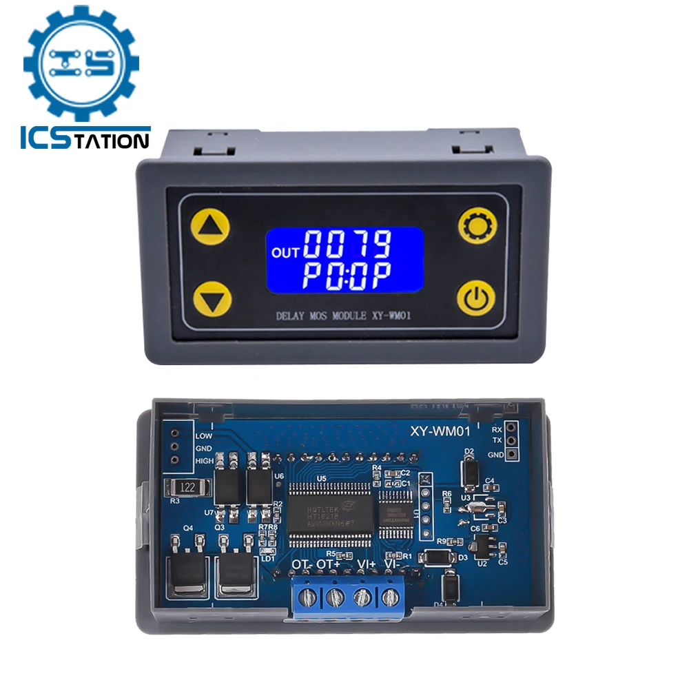 Dc 630v 10a Digital Time Delay Relay Lcd Display Mos Tube Control Time