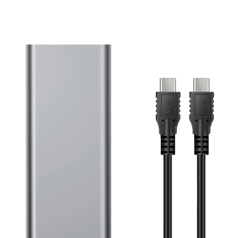  M2 SSD Fall NVME Gehäuse M.2 Typ C zu Typ C SSD Adapter für NVME PCIE SSD Disk Box M.2 SSD Fall
