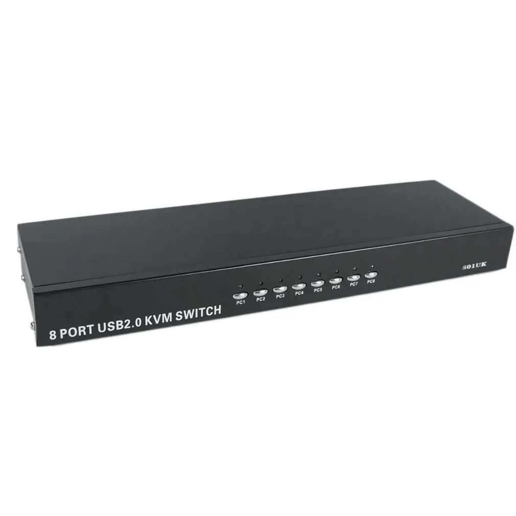  USB 2.0 ܺ KVM ġ ڽ,  ó , 1920x1440 VGA ø , 8 Ʈ