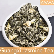 2021 nowe liście herbaty chiny Guangxi jaśminowa fabryka herbaty hurtownia aromatyczna jaśminowa zielona herbata kwiaty ozdobne torby 250g