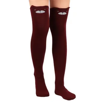 

2020 HOT SALE Girl Socks Women Cat Catoon Socks Long Socks Over Knee High Sock Women's Fashion Cute Medias de mujer