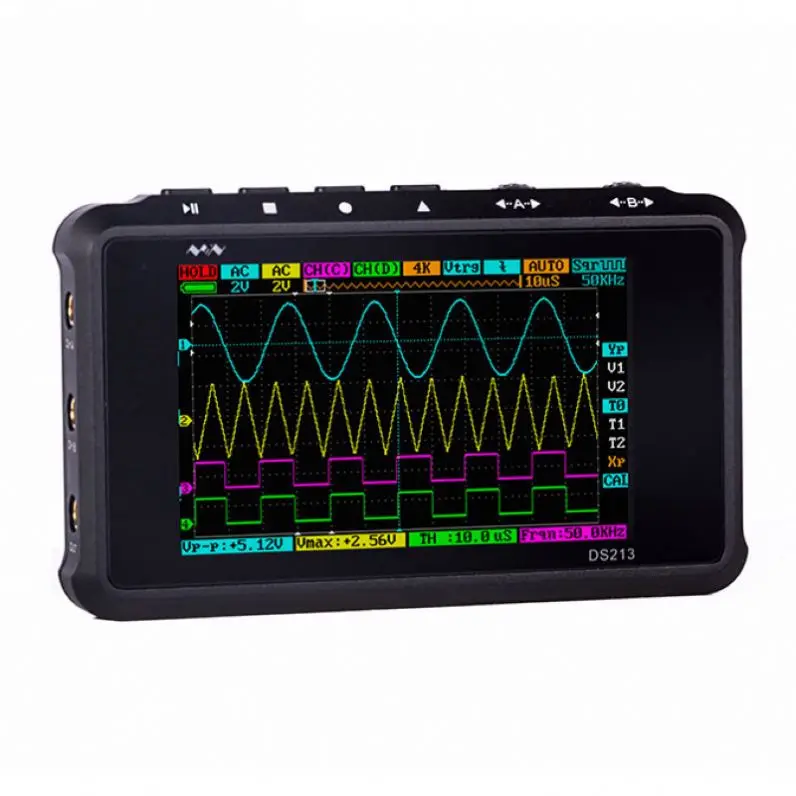 

DSO203 upgrade DS213 4 Channel 100MS/s MINI Nano DSO213 Professional Portable Digital Oscilloscope Digital DSO 213