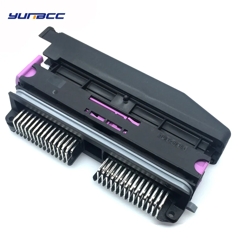connector 1 комплект 56pin заказной Алюминиевый автомобильный блок управления корпус автомобиля коробка управления - Цвет: connector
