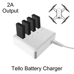 Новый Тельо Зарядное устройство Батарея зарядки концентратора для DJI Тельо Камера Drone полета Smart Батарея менеджер 35 минут Полная зарядка Quick
