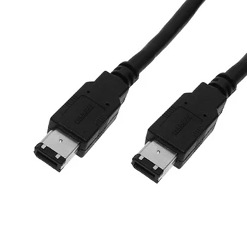 

1394 FireWire Data Cable Capture Card Cable High Shield 6P to 6P Industrial Camera Cable1M 1.5M