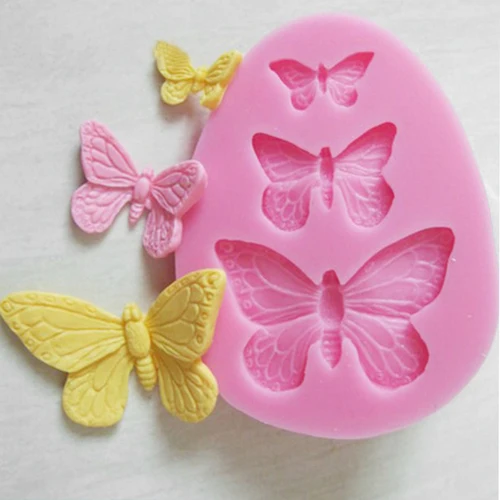 1 шт. Sugarcraft силиконовые формы бабочки помадка инструменты для украшения торта