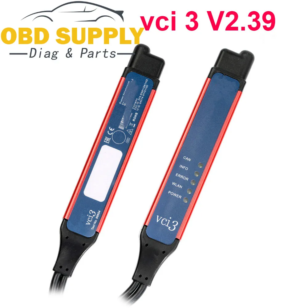 Best Truck OBD Scanner Tools V2.39 VCI3 OBD2 Connector VCI3 Wifi Wireless Professional Truck Diagnostic Tool with SDP3 2.39 VCI 3