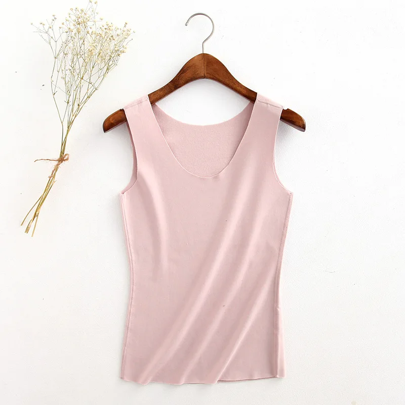 Vestless мужчины и женщины плюс бархат нижняя рубашка осень и зима пара нижнее белье ультра-тонкий самонагревающийся термобелье