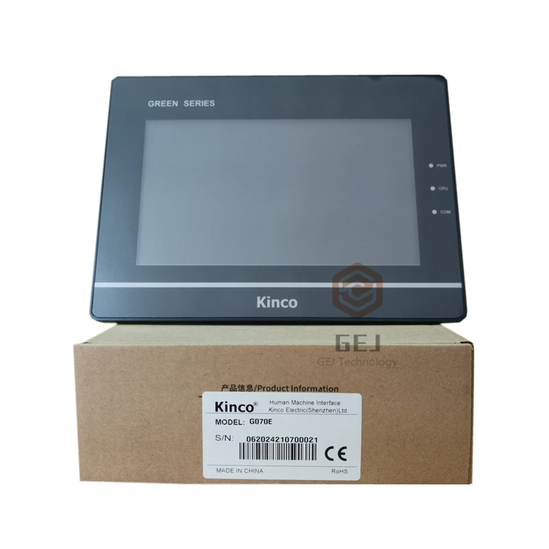 

7-дюймовый сенсорный экран Kinco серии HMI G070E с разрешением 800*480 и поддержкой Ethernet