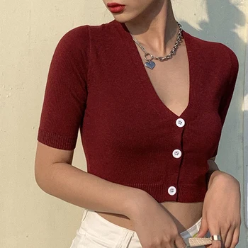 

Sisjuly French style restoring ancient ways carefully machine designer duds v-neck midriff based joker female half slee