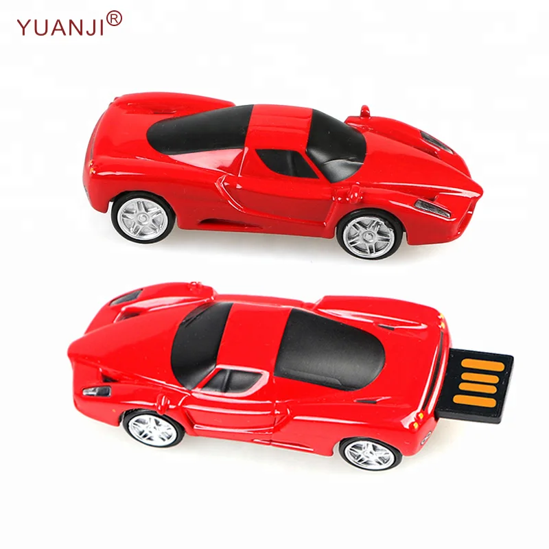 Usb флэш-накопитель заказной резиновый автомобиль ПВХ с коробкой