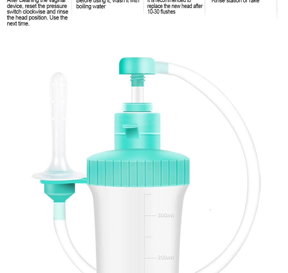 Гинекологический ирригатор для влагалища, шприц, многоразовый медицинский вагинальный моющий оросительное устройство, моющий женский сексуальный женский продукт для здоровья