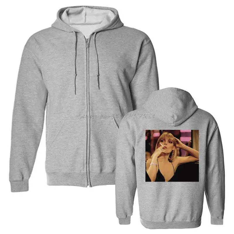 Michelle Pfeiffer Hoodie Michelle Pfeiffer Scarface Unisex Männer Fleece Hoodies Kapuzenpullover Harajuku Streetwear – Detail 5
