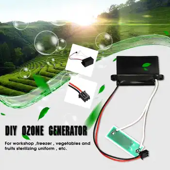 

DC 12V Black DIY Ozone Generator Air Purifiers For Home Air Purification Disinfection Vegetable Fruit 200mg/H