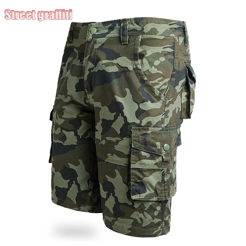 Cargo Shorts Men Military Camouflage 2021 Fashion Summer Hot Sale