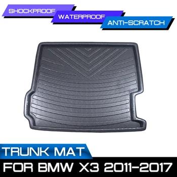 

Car Floor Mat Carpet Rear Trunk Anti-mud Cover For BMW X3 2011 2012 2013 2014 2015 2016 2017