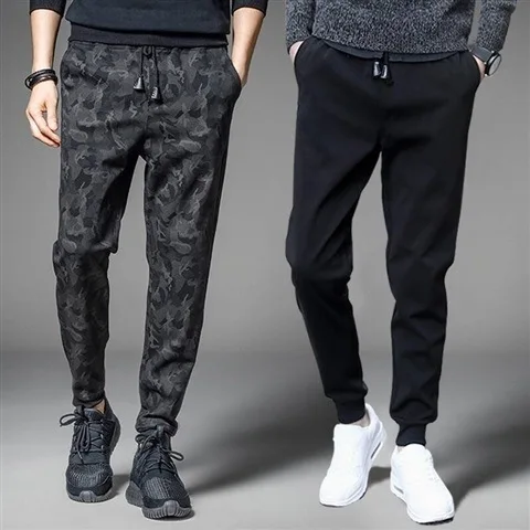 

Athletic Pants Men's Autumn Pants Casual Pants Trend Skinny Pants Teenager Students Beam Leg Capri Pants