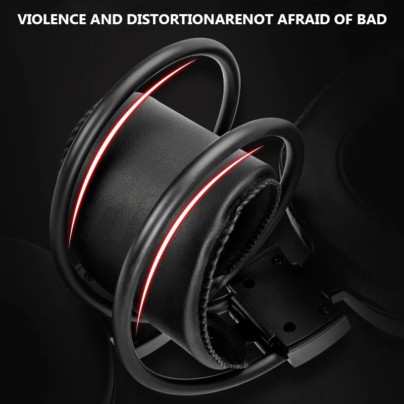 Professional Led Light Gamer Headsets for Computer Gaming Headphones Adjustable Bass Stereo PC Wired Headset With Mic Gifts