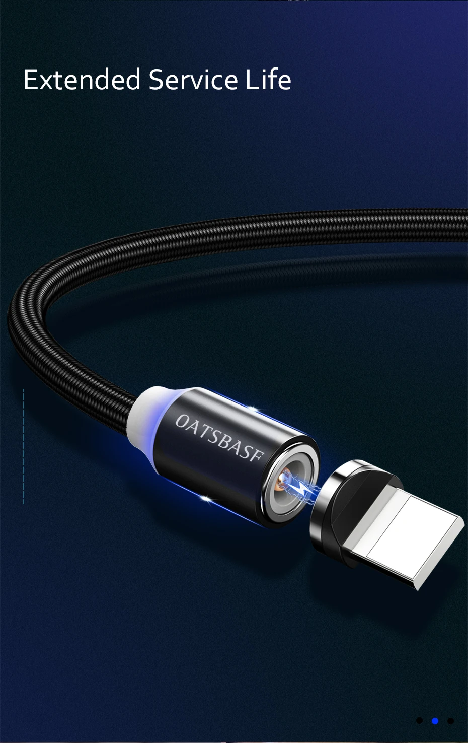 Магнитный кабель Micro usb type C кабель для iPhone xs samsung Быстрая зарядка Магнитный USB кабель для мобильного телефона