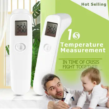 

LCD Digital IR Infrared Thermometer Forehead Body Adult Non-contact Temperature Gun Measuring Temperature Meter