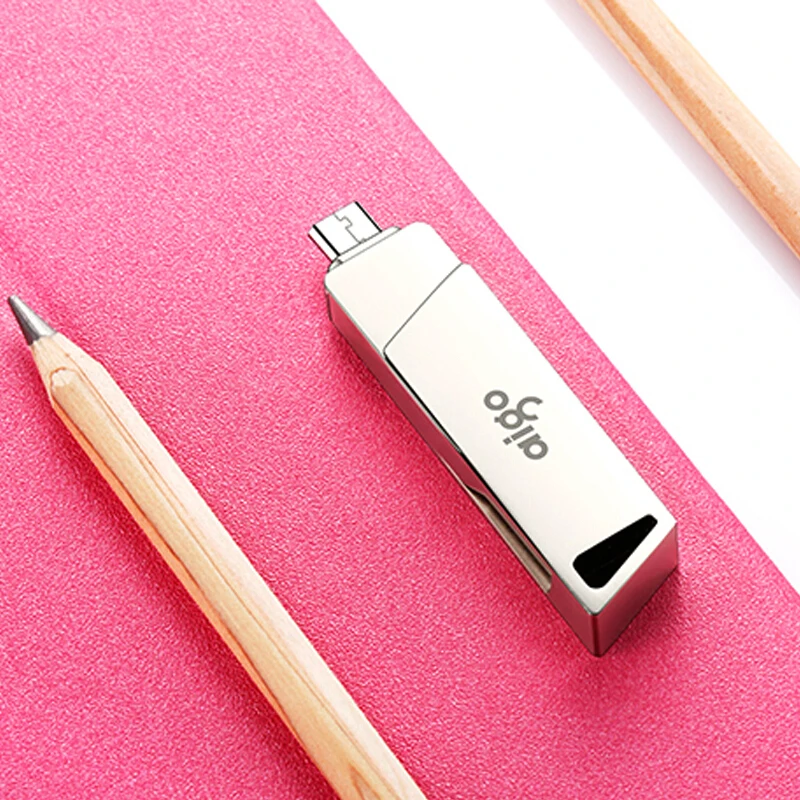 Aigo micro usb Высокоскоростной флеш-накопитель usb 3,0 для Android металлический автомобильный игровой usb 16G двойной интерфейс флеш-накопитель memoria usb флешка 3,0