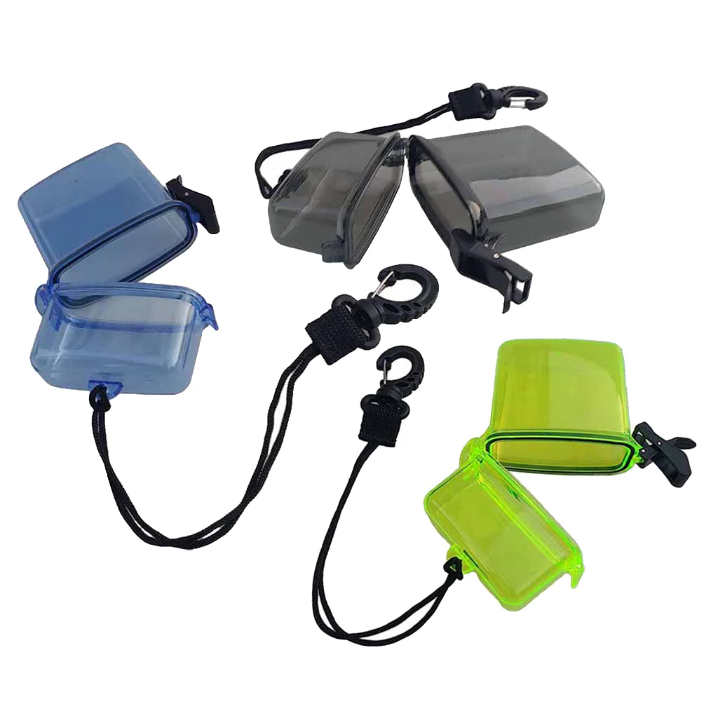 Portable Swimming Bag Waterproof   Box Container with Swivel Clip for Snorkeling Surfing Kayaking Scuba Diving Sailing