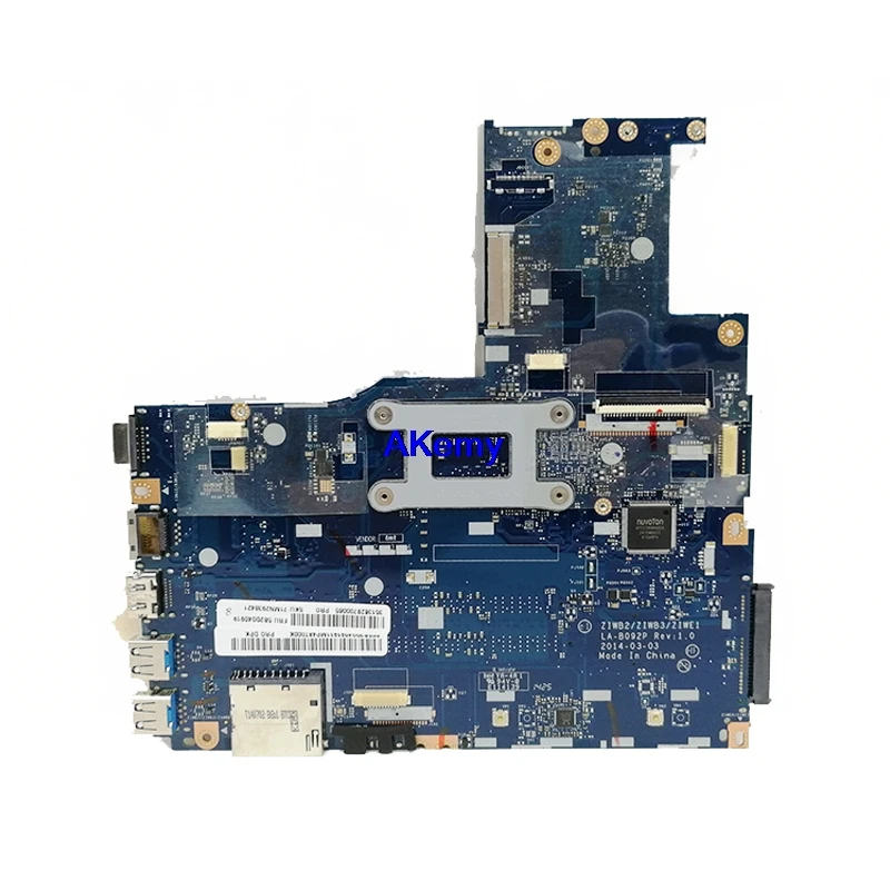 ZIWB2/ZIWB3/ZIWE1 LA-B092P для lenovo B40-70 N40-70 B40-80 N40-80 ноутбук материнская плата I3-5005U Процессор DDR3 100% тесты работы