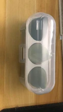 Juego de esponjas de maquillaje, esponjilla de látex saludable, suave, en húmedo y seco, herramientas de maquillaje cónicas, caja de plástico exquisita, 3 /4 Uds.