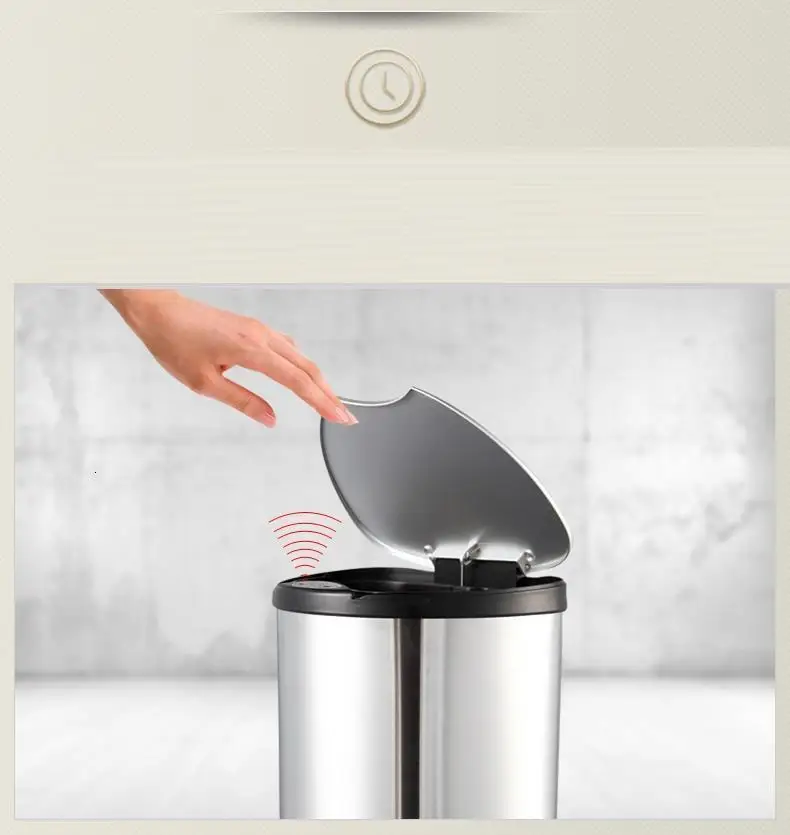 Trashcan Cubo Basura Reciclaje мусор Cocina Papelera Habitacion автоматический датчик Lixeira Poubelle корзина для мусора