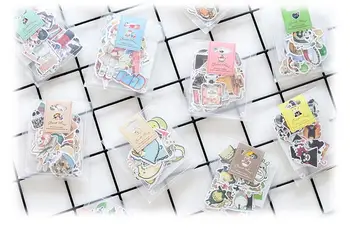 

1000packs Cute Cartoon Korean Style Decorative Stickers Adhesive Stickers Scrapbooking DIY Decoration Diary Stickers