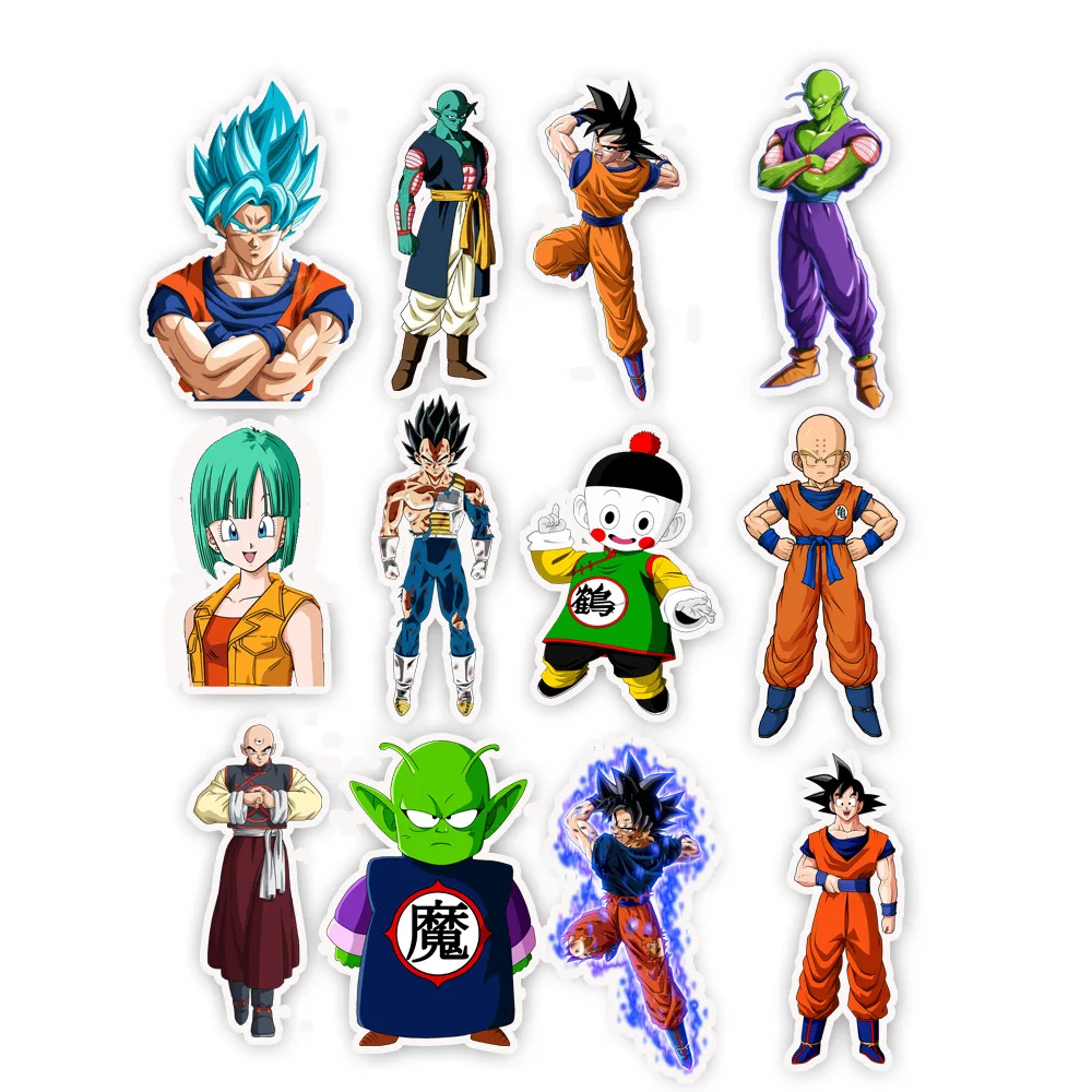 50 шт./упак. мультфильм DRAGON BALL дети водонепроницаемый стикер s скейтборд Чехол для гитары Vsco Девушка Граффити классическая игрушка стикер