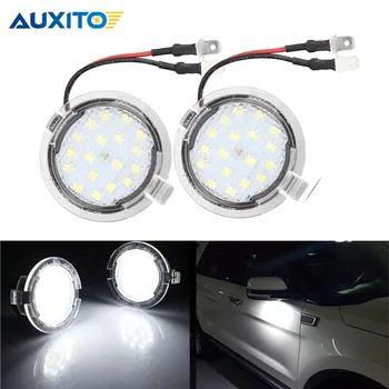 

2Pcs Error Free LED Side Mirror Puddle Lights for Ford F150 Edge Ranger Mondeo Fusion Flex Explorer Taurus Expedition