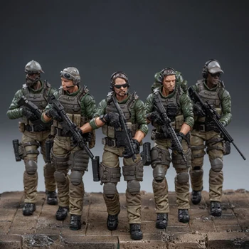 

Surwish 5Pcs 10.5cm 1/18 3D DIY Removable Soldier Model United States Reconnaissance Member Model - High Degree Of Reduct