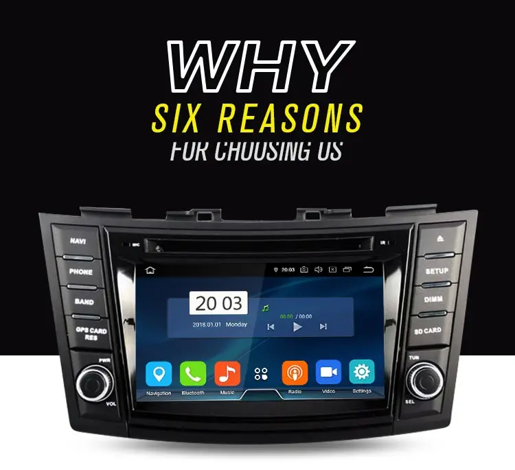 LJDA Android 9,0 автомобильный dvd-плеер для SUZUKI SWIFT 2011 2012 2013- gps Навигация стерео 2 Din автомагнитола 4G+ 64G Мультимедиа DSP