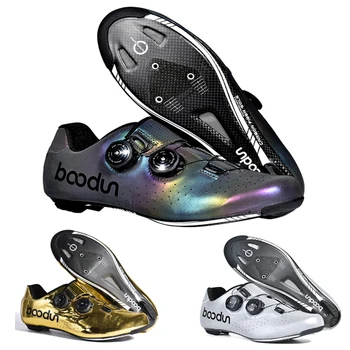 

Carbon Fiber Bicycle Sneakers Shoes Self-Locking Men Cycling Shoes Road Bike Sapatilha Ciclismo Racing Biking Shoes For Cyclist