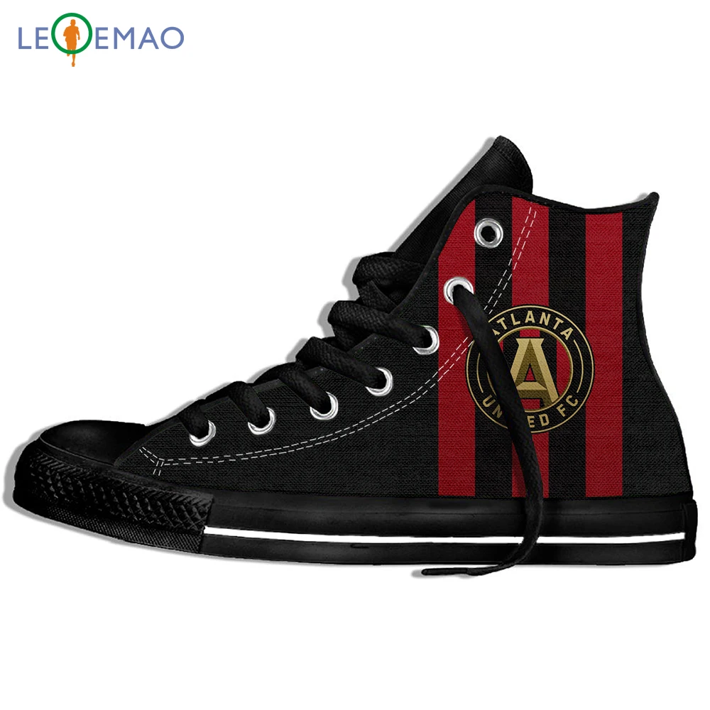 

Custom Logo Image Printing Sneakers Major League Walking Football Men And Atlanta United FC Design Canvas Zapatos De Mujer