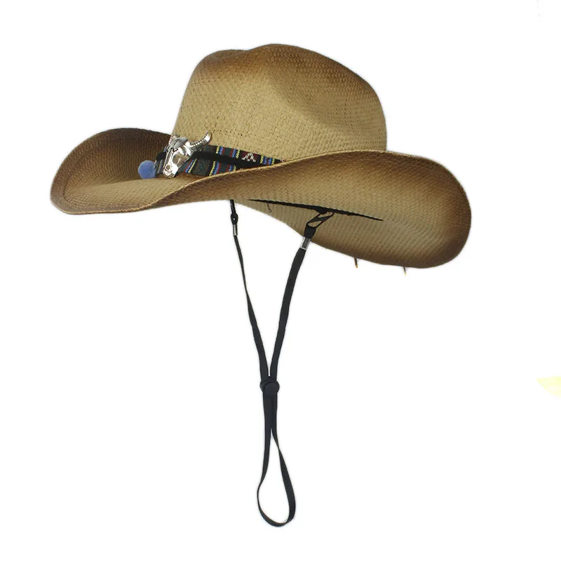 2020 Shapable Toyo Straw Cowboy Hat W beaded Trim Band Western Cowgirl
