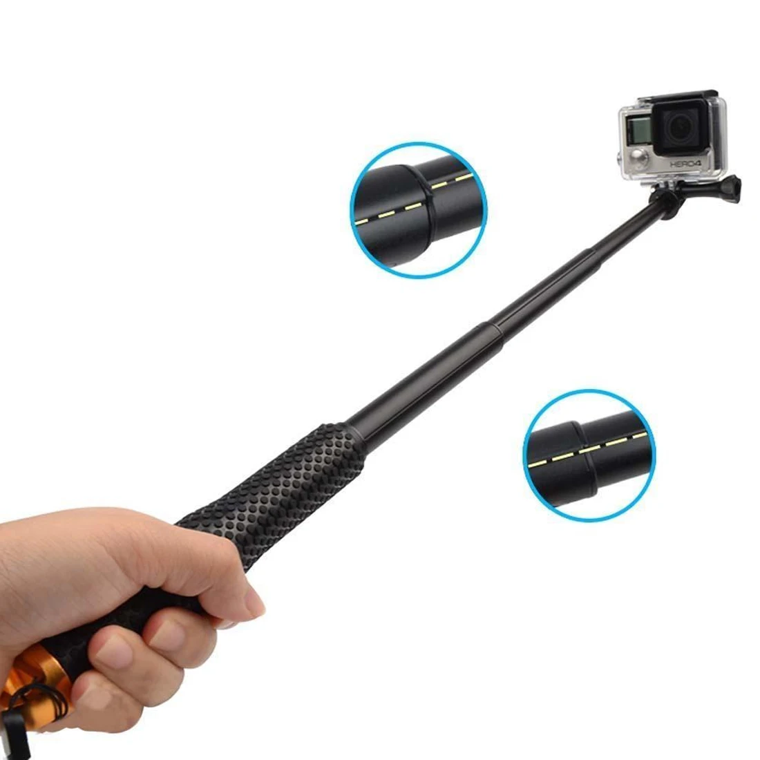 Аксессуары для камеры Go Pro Выдвижная селфи-палка выдвижной полюсный монопод для GoPro HERO5 6 7 HERO4 Session HERO 5 4 3+ 3 2 1 SJ4000