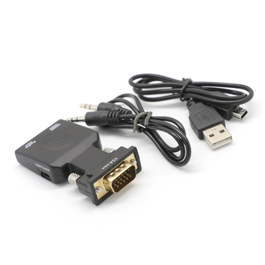 HDMI мама к VGA открытый полосковый волновод Аудио HDMI к VGA компьютер HDMI кабель