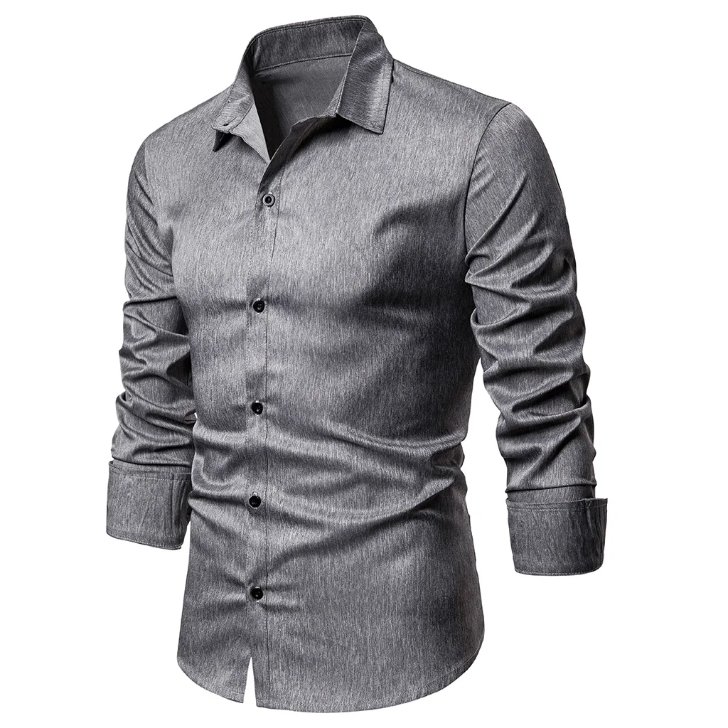 Disputent Хаундстут Мужская рубашка Chemise Homme повседневная одежда Slim Fit Повседневная мужская мода длинный рукав кнопка лето осень