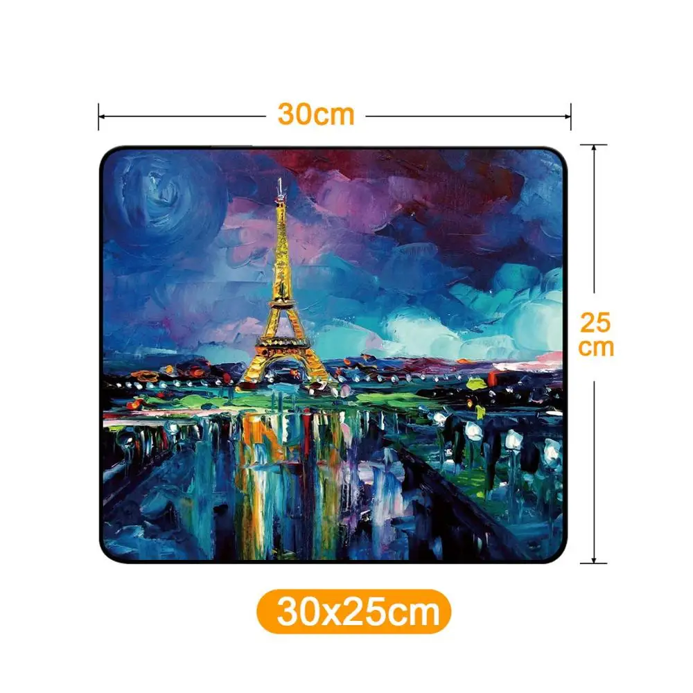 Игровой коврик для мыши старый мир геймер Коврик для мыши карта Противоскользящий коврик для мыши коврик аниме 30x25 мм Резина натуральный компьютер - Цвет: binfentieta30x25