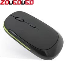 2,4G Портативная Беспроводная оптическая игровая мышь ультра-тонкая мышь с usb-приемником для ноутбука ПК