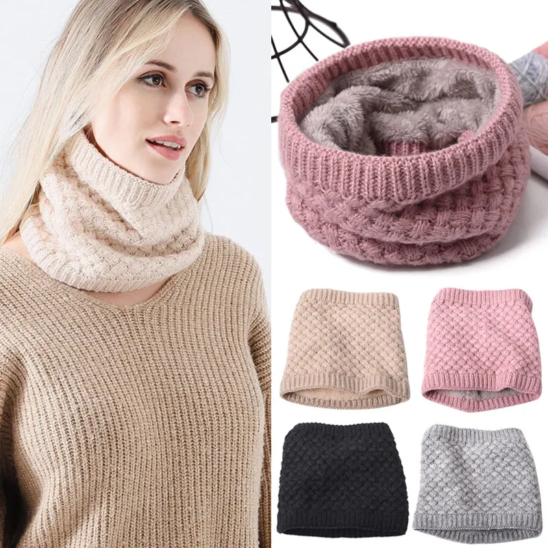 High Men Women Unisex Soft Scarf Winter Warm Cotton Scarves Knitted