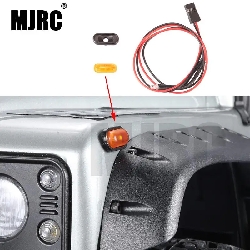 

1PCS Suitable for 1/10 1/8 simulation model car TRAXXAS TRX4 D90 D110 RC4WD SCX10 90046 RR10 90053 AXIAL turn signal