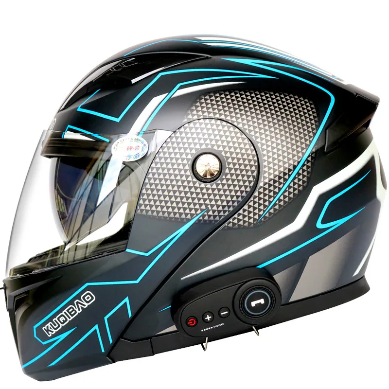 Men Women Bluetooth Motorcycle Helmet Flip Up Waterproof Longer Endurance Double Scratch Proof Anti Fog Visors Men Women Bluetooth Motorcycle Helmet Flip Up Waterproof Longer Endurance Double Scratch Proof Anti Fog Visors