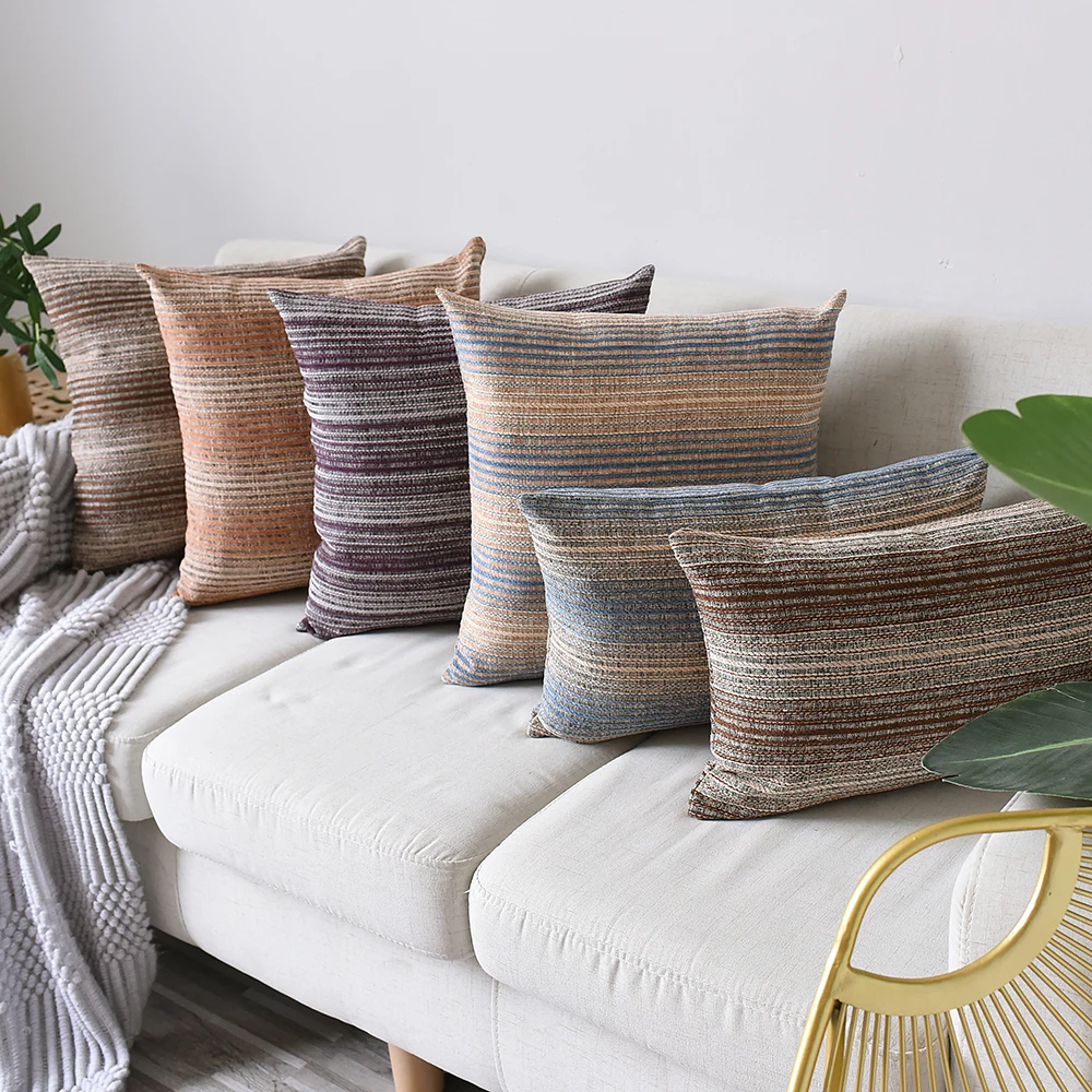 

Home Decoration Cushion Cover Chenille Throw Pillow Covers Decorative Square Accent Pillowcase 45x45 for Cushion Bed Sofa
