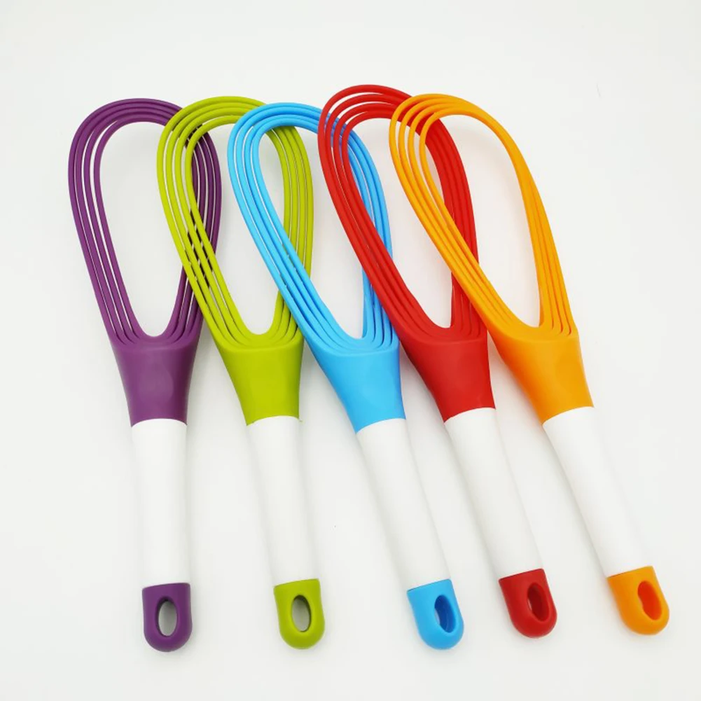 Food-Grade Plastic 2in1 Twist Whisk Eggs Beaters Hand Eggs Mixer Cooking Foamer Wisk Cook Folding Cream Blender Kitchen Gadgets